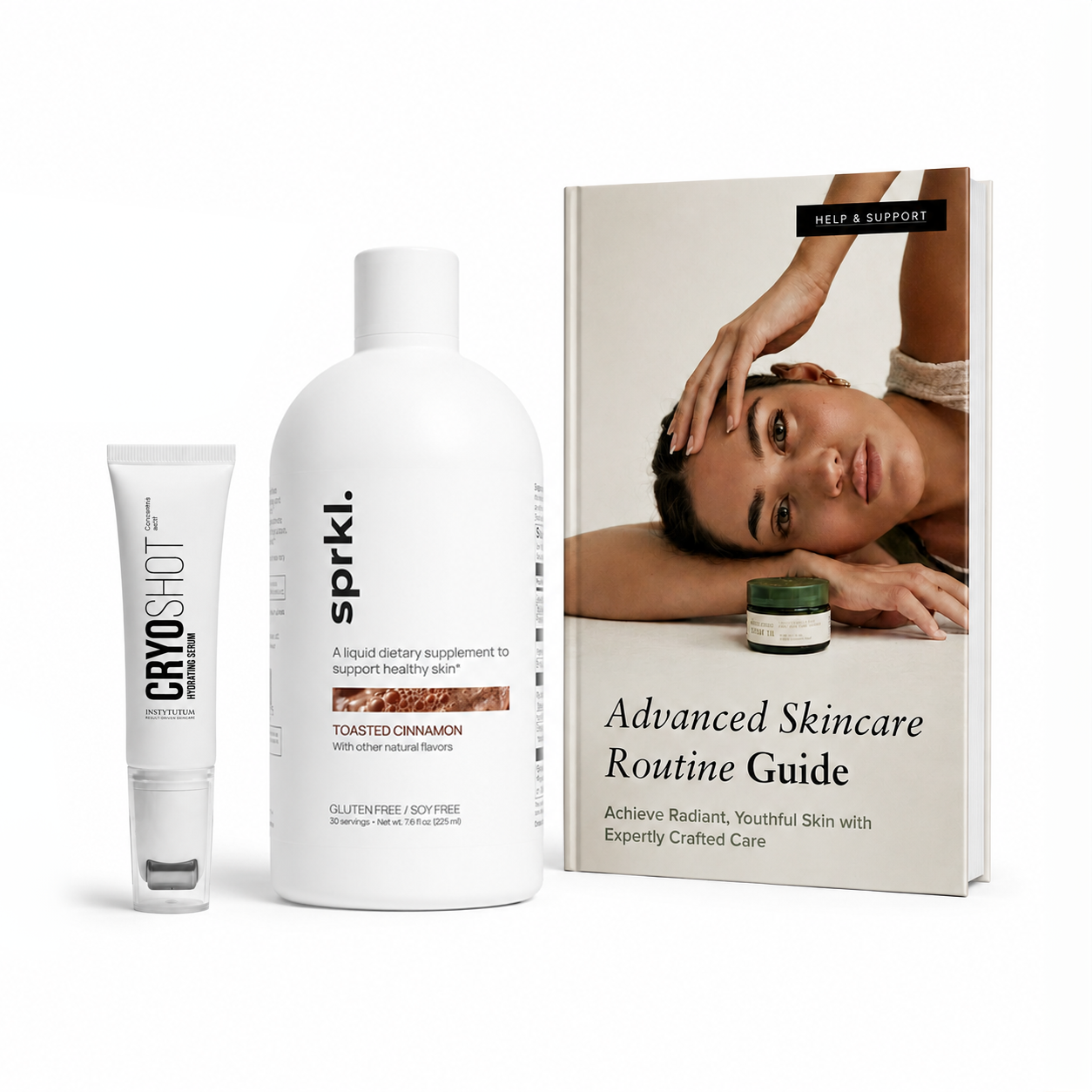 FREE Gifts: CryoShot + Liquid Collagen + Skincare Guide